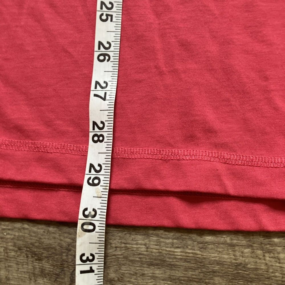 Linksoul Mens XL Luxury Cotton Polo Shirt Coral Pink Arrowhead Golf Short Sleeve - Picture 6 of 9